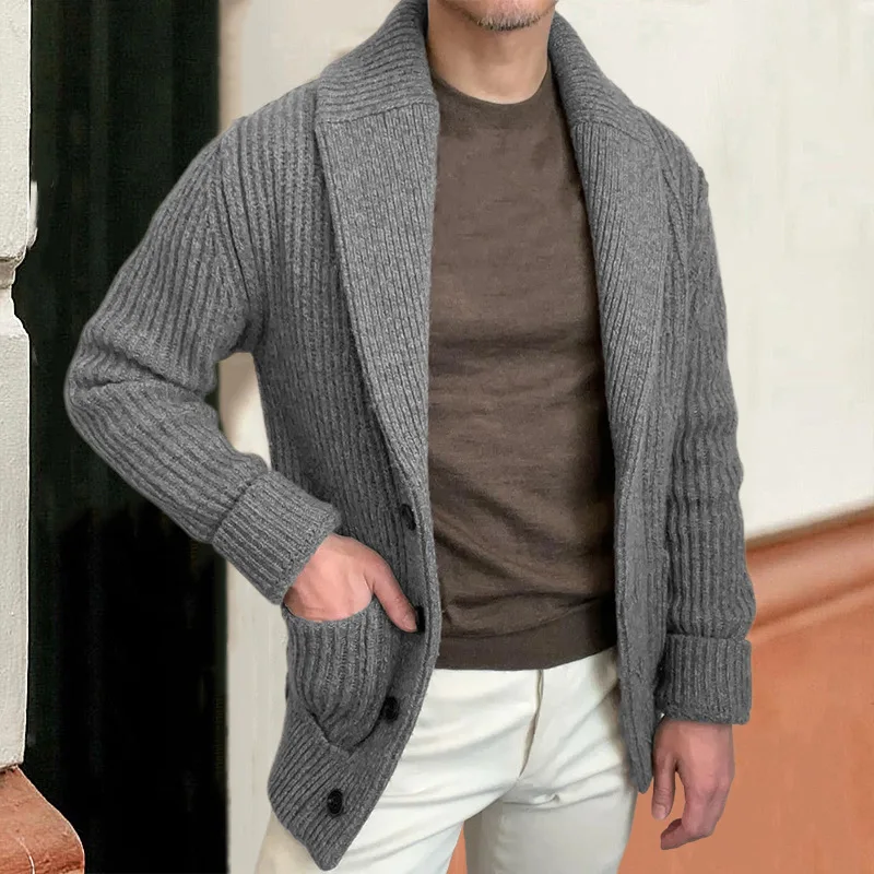 Men's Sweaters Cardigan Lapel  - огляд і ціна Down Jacket Packable