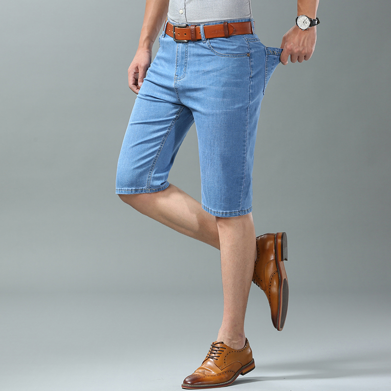 New Summer Men's Denim Shorts  - огляд і ціна Levis Jeans 501