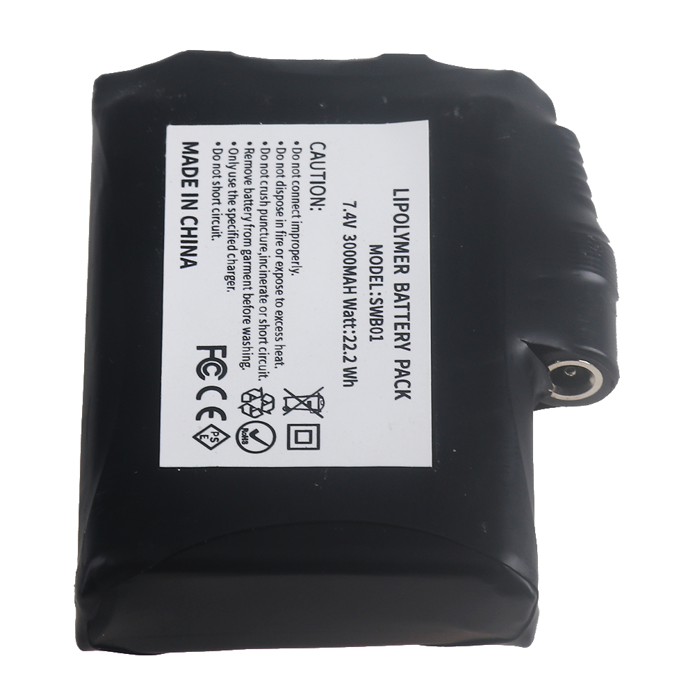 7.4V Li-Polymer 3000mah Batter - огляд і ціна Heated Vest Battery
