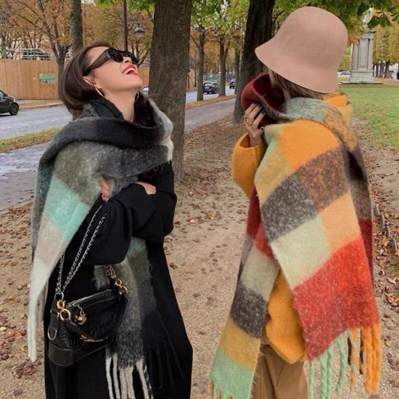 NEW Luxury Winter Thick Warm S - огляд і ціна Shawl Wrap Winter