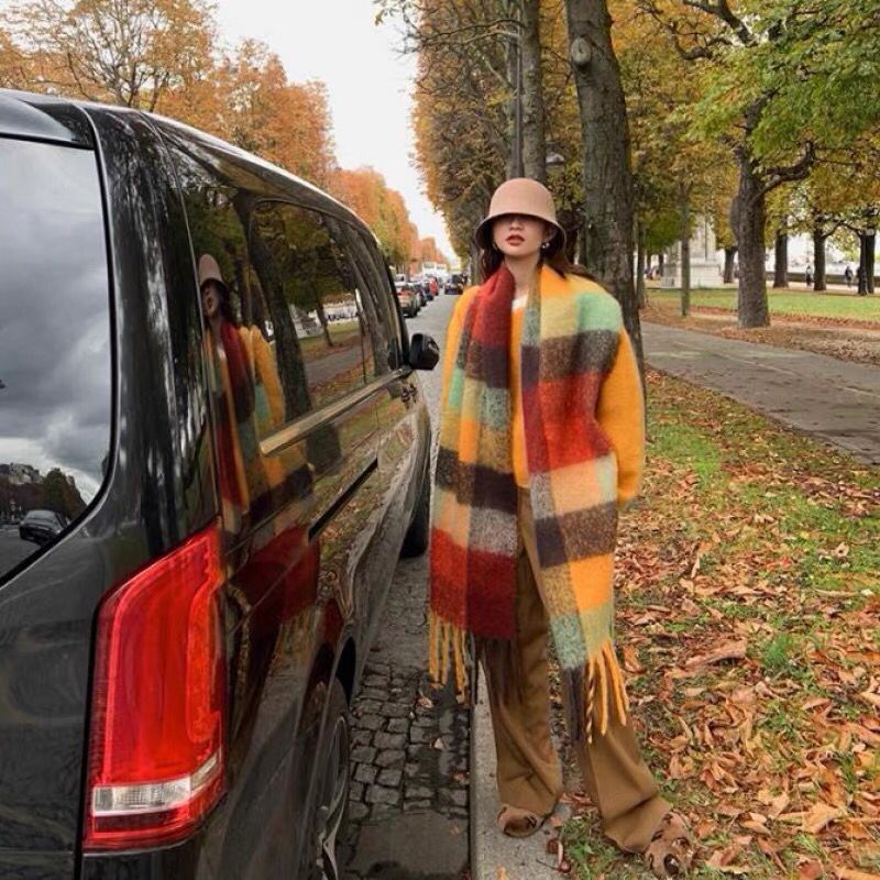 NEW Luxury Winter Thick Warm S - огляд і ціна Shawl Wrap Winter