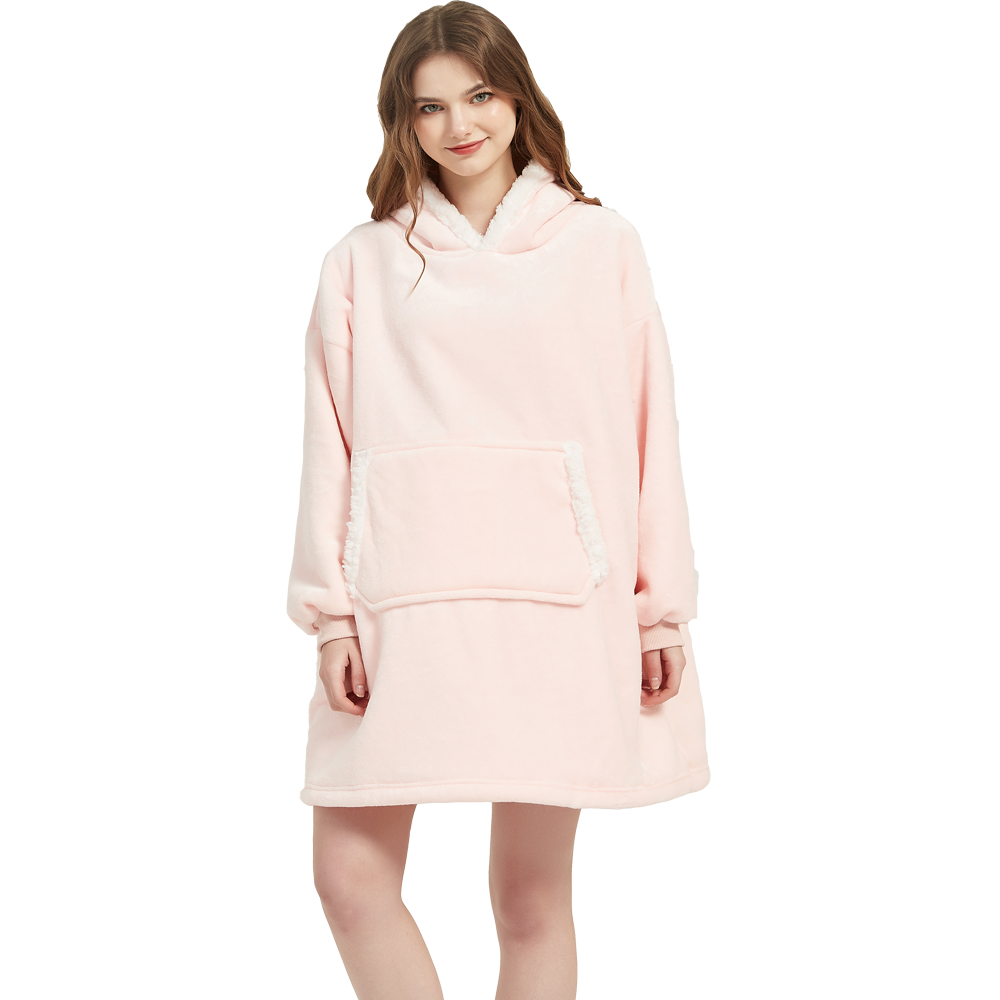 Microfiber Plush Coral Fleece  - огляд і ціна Sherpa Hoodie Fleece