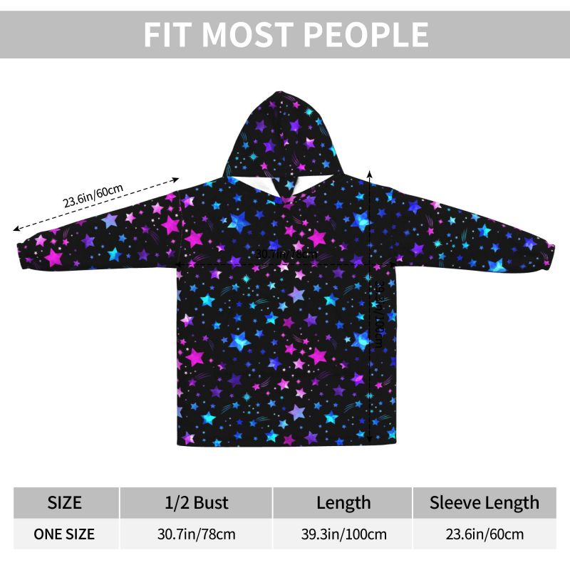 Space Galaxy Constellation Zod - огляд і ціна Sherpa Hoodie Fleece
